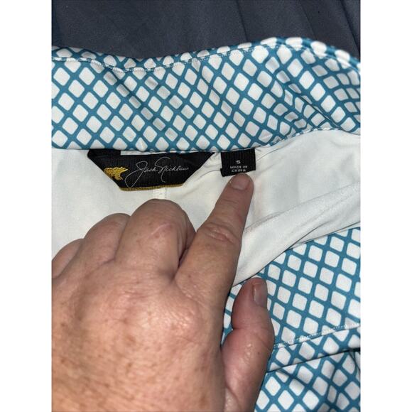 Jack Nicklaus Womens Skort Skirt Size S Teal Golf Hiking Tennis Athletic EUC - Picture 3 of 6